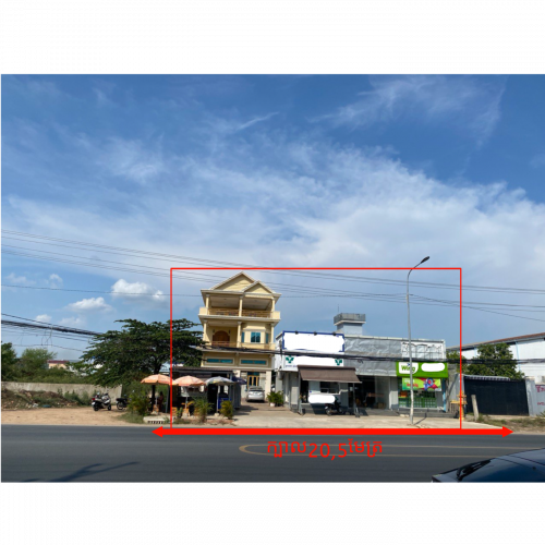 [ដី ផ្ទះ ក្រុងតាខ្មៅ] លើផ្លូវជាតិលេខ២១ ,15នាទីពីប្រលានយន្តហោះថ្មី 15នាទីពីផ្សារទំនើបអុីអន៣