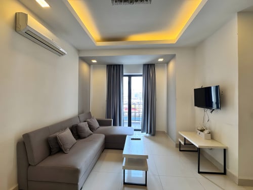 𝐅𝐨𝐫 𝐑𝐞𝐧𝐭: 1BR Apartment – 📍Toul Kork