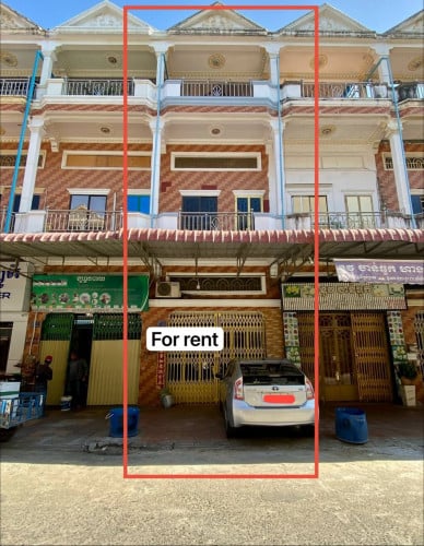 ផ្ទះសម្រាប់ជួល! នៅទឹកថ្លា ជិតផ្សារហេងលី   | Shop house for rent at Tek Thla near Hengly market