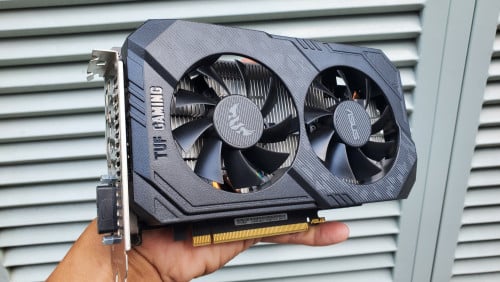 Asus TUF GTX 1650 4G GDDR5 128Bit (second hand) នៅស្អាត ធានា ១ខែ