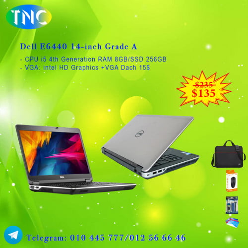 Dell E6440 i5 4th RAM 8GB/SSD 256GB