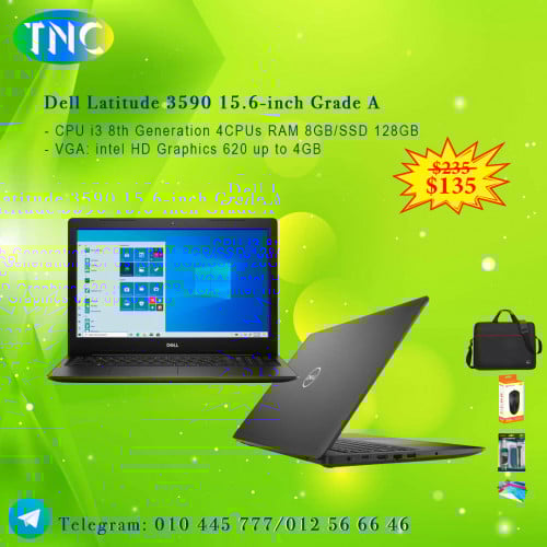 Dell Latitude 3590 i3 8th RAM 8GB/SSD 128GB