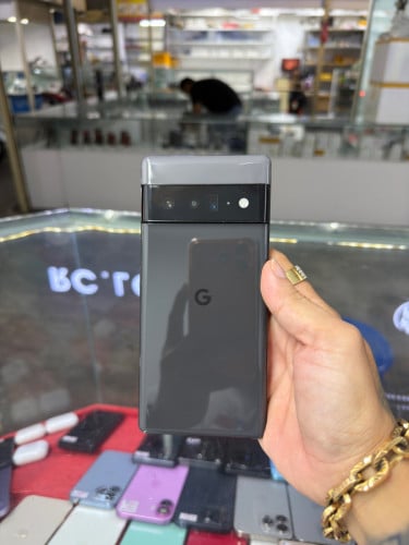 Google Pixel 6 Pro USA Ram12GB HD256GB Phone Condition 97% , ដានអេក្រង់ , ម៉ាស៊ីនសានុំស្អាត