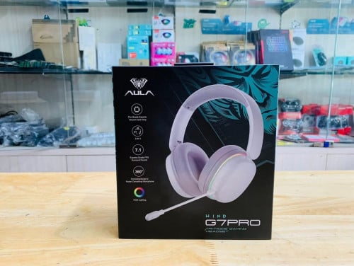 Headset Gaming Wireless Bluetooth Brand Aula G7 Pro មានការធានា1ឆ្នាំពេញបងអាចធ្វើការកម្ម៉ង់បាន📩
