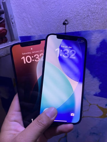 iPhone 12 idប្រើបាន សុំណុំហ្សុីនស្គេន9*ភ្នំពេញ