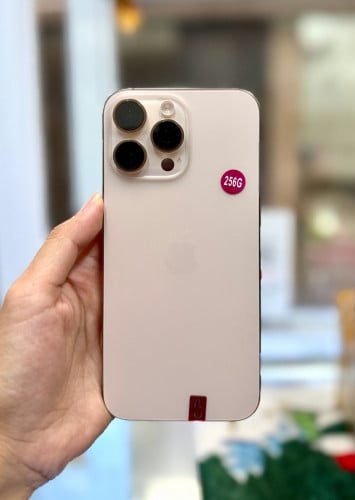 Iphone 16 Pro Max ទំហំផ្ទុក (256G) តួស្អាត 98% Model X/A Color Desert