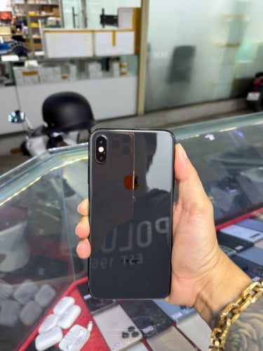 iPhone XS Max LL/A Black HD64GB Phone Condition 97% 🔋91% , ម៉ាស៊ីនហ្សីន