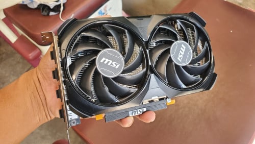 MSI  RTX 4060 VENTUS 2X BLACK 8G OC GDDR6 (second hand) នៅស្អាតដូចថ្មី ប្រើបានតិច