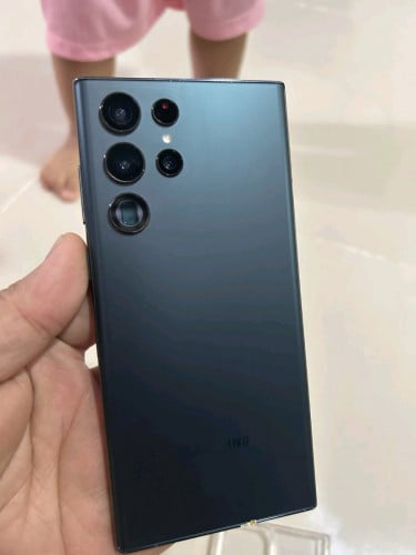 Samsung Galaxy S22 Ultra Ram12.00GB 256G សុីម2 ប្រើបានEsim1 ដាក់Sim1 99.99%ធានាថ្មី