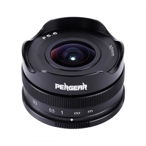 The Pergear 10mm f/8.0 (or f/5.6) Fisheye Pancake Lens for Nikon Z-mount
