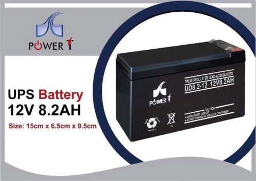 UPS Battery 12V 8.2AH Brand Power T អីវ៉ានមាននៅក្នុងស្តុក បងៗអាចធ្វើការកម្ម៉ង់បាន📩🙏