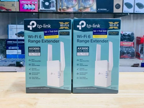 Wifi 6 Range Extender RE705X ឥវ៉ានមាននៅក្នុងស្តុកគ្រប់មុខ មានធានា1ឆ្នាំពេញ បងៗអាចដាក់កម្ម៉ងបាន✅