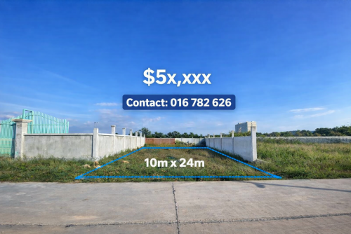 ដីលក់ ជិតព្រលានយន្តហោះខេត្តព្រះសីហនុ