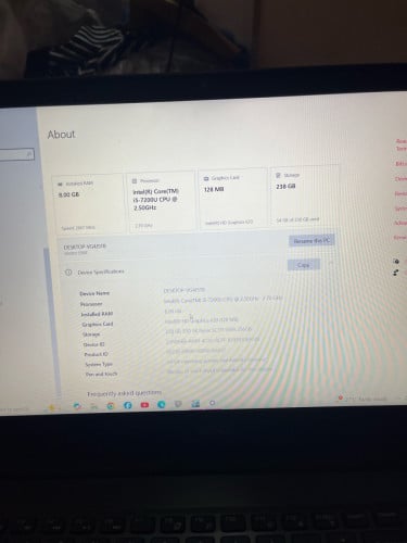 លក់ computer Dell តម្លៃ255$ នៅស្អាត ម៉ូឌែល: Dell Vostro 5568	•	CPU: Intel Core i5
