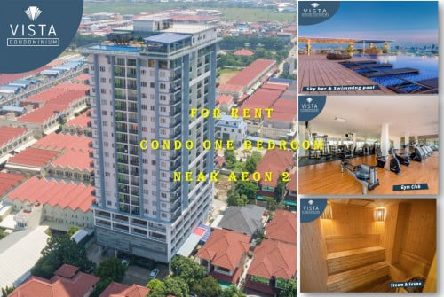#SCL023 👉 Special Price For Rent !!! Condo One Bedroom Near AEON 2