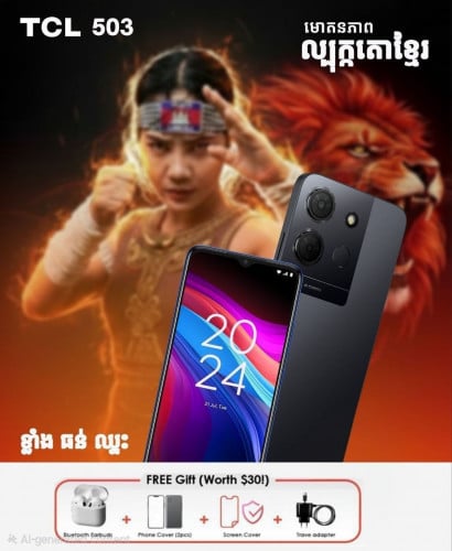 ទូរស័ព្ទ ល្បុក្កតោ TCL 503 សូមទាក់ទងមក telegram 081346619