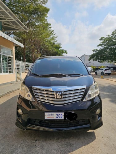ALPHARD 2011 auto 3 ពណ៌​ខ្មៅ​ក្នុង​ខ្មៅ​