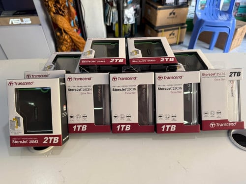 External Transcend Slim & Purple