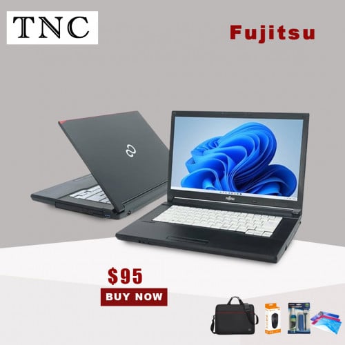 Fujitsu 15.6 CPU : i5 6th RAM : 8GB SSD : 128GB