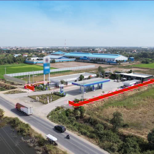 Gas Station + 4,444 sqm Land | USD 2.1M | Dangkao, Near Aeon Mall 3