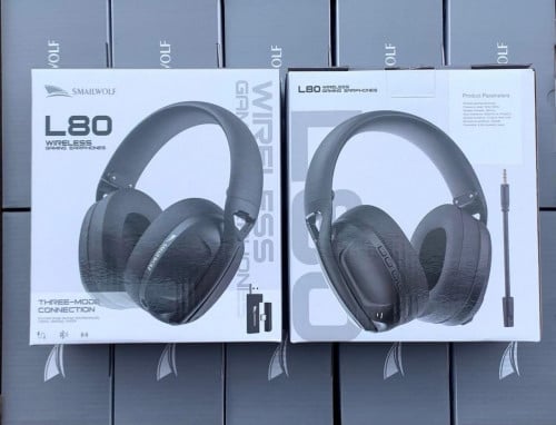 HEBL80 - Headset Bluetooth / Wireless Chargeable SMAILWOLF L80  ឥវ៉ានមាននៅក្នុងស្តុកគ្រប់មុខបងៗ✅
