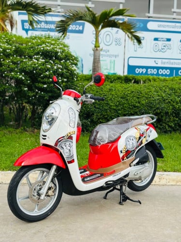 Honda SCOOPY I 016 ក្រុមហ៊ុន ម៉ាស៊ីនតាន់ហាប់នែនស្ងាត់សំណុំហ្សីនជិះស្រួលស្ទុះមិនលាន់មិនហុយមានពន្ធ