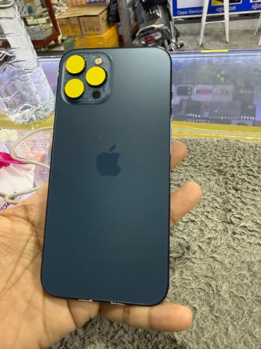 iPhone 12Pro Max 128G LL/A ហ្សុីនសំណុំណែន មានឆ្នាំងសាក