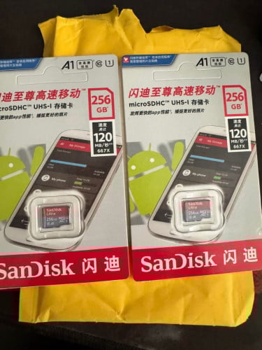 Micro SD Card 256GB / 120MB (Sandisk)