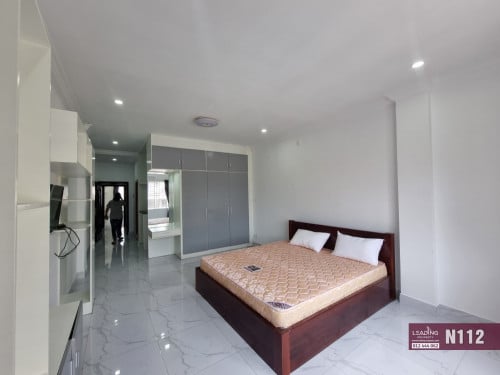 N112 | Western Large Studio Apartment With Elevator For Rent in Toul Sangke