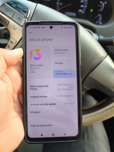 Poco X3 PRO  (Ram8/memory256)