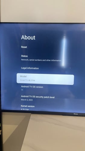 TV Hisense-50 inches