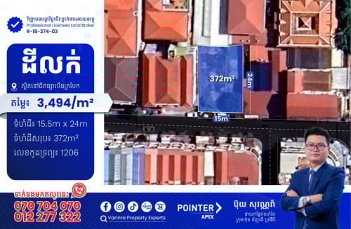 ដីលក់នៅជិងផ្សារបឹងត្របែក