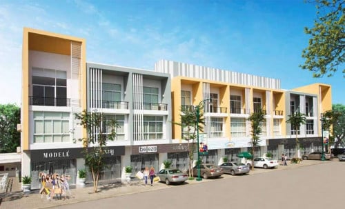 ផ្ទះអាជីវកម្មលក់បន្ទាន់​ នៅលេីផ្លូវប៉ូឡារីស (ផ្ទះមានដេគ័រ) នៅបុរីប៉េងហួតបឹងស្នោរ