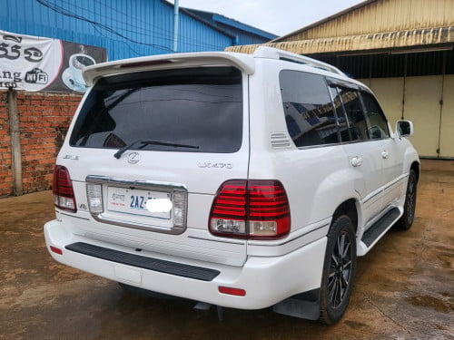 លក់Lexus lX 470 ឆ្នាំ04 ពណ៌ស ហ្វូលពេញ