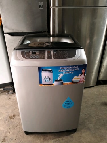 ម៉ាសុីនបោកគក់ Samsung 12kg ហ្រ្វីដឹកដំឡើងជូន