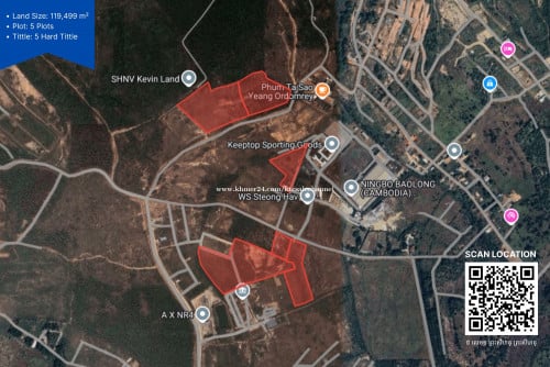 🏗️ ដីឧស្សាហកម្មសម្រាប់វិនិយោគ – ក្រុងព្រះសីហនុ