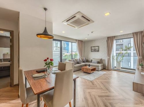 💁‍♂️ Bright & Modern 2 Bedrooms Apartment for Rent in BKK1 area