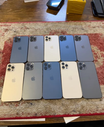 🔥iPhone 12 promax 128G LL/A សំណុំហ្សុីនមួយទឹកស្រុកក្រៅតម្លៃ315$