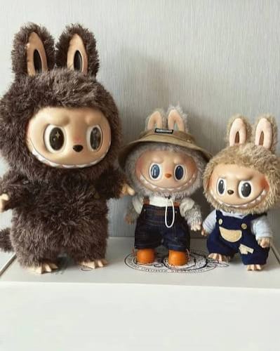 Buying labubu, zimomo big figure