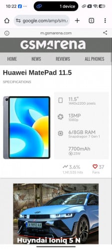 huweai matepad 11.5ជាប់ដូចរូបដោះបាននៅស្អាត100%