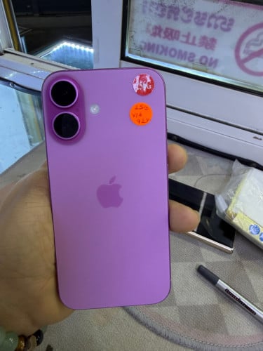 Iphone16 pink 256G X/A falcon battery 92%