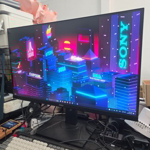 MSI 322UPF 4K 160Hz 32" 99% Sec Hand លក់ 333$ បងៗ Have Box HDMI & Power Cable!!