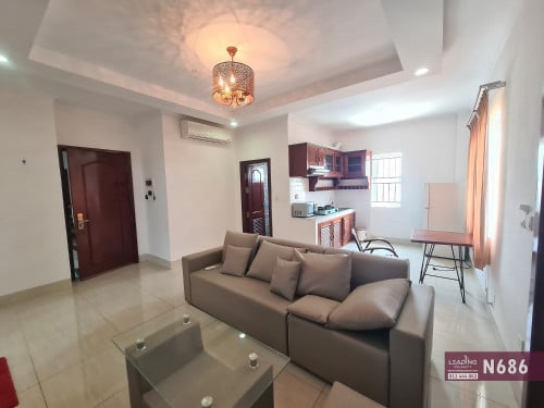 N686 | Nice Apartment 1 Bedroom in Toul Kork For Rent Free Wifi