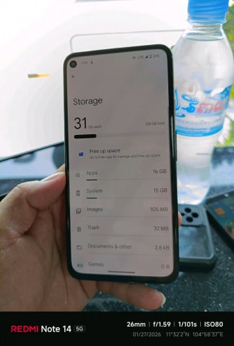 Pixel 4A 5G 128G Sim and support E-Sim 98%