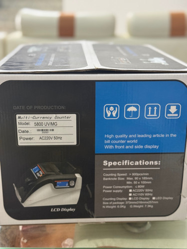 Professional Bill/ Money Counter (5800 UV/MG)