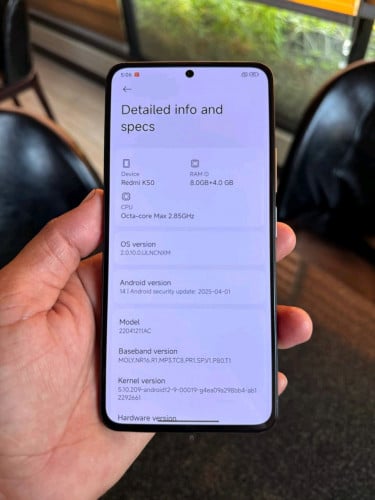 Redmi.k50 sim 2 ram12G 256G / CH / អេក្រង់120 hz