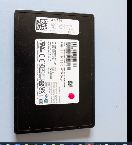 Samsung PM893 Series 3.84TB SATA SSD Drive