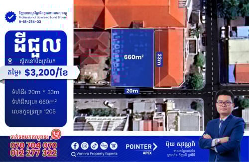 ដីជួលនៅបឹងត្របែក