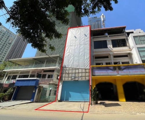 ផ្ទះអាជីវកម្មសម្រាប់ជួលនៅបឹងកេងកងទី 1 / Shophouse for Rent at  BKK1