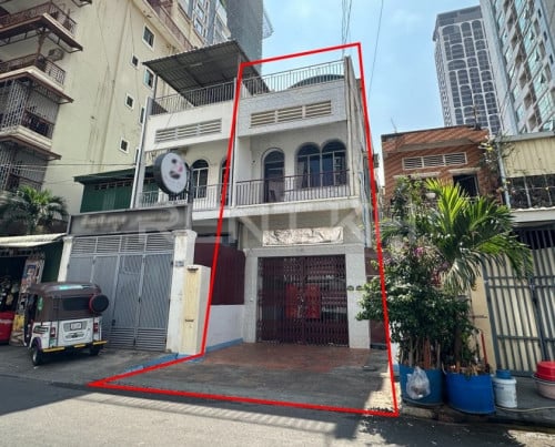 ផ្ទះអាជីវកម្មសម្រាប់ជួលនៅបឹងកេងកងទី 1 / Shophouse for Rent at  BKK1